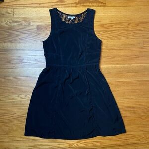 American Eagle Women’s Black Sleeveless Lace Dress for summer work date size 8